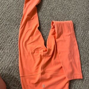 Orange lulu leggings!